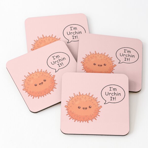 Item preview, Im Urchin It Cute Sea Urchin  designed and sold by Amir Faysal.