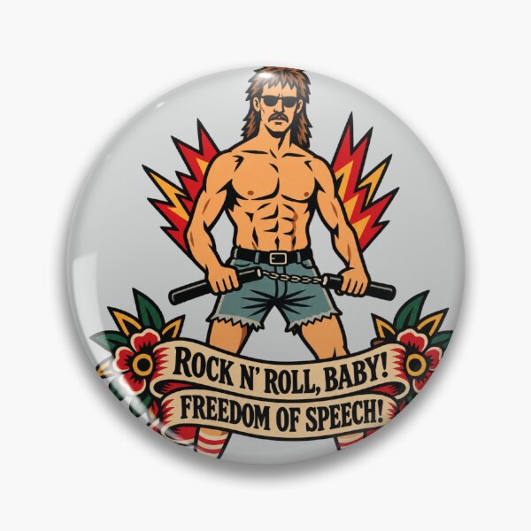 Item preview, Rock n roll baby freedom of speech ghost world  designed and sold by ArtaxLives.