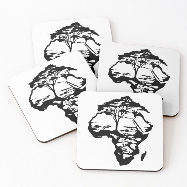 Item preview, Africa; Silhouette; designed and sold by StickerApe.