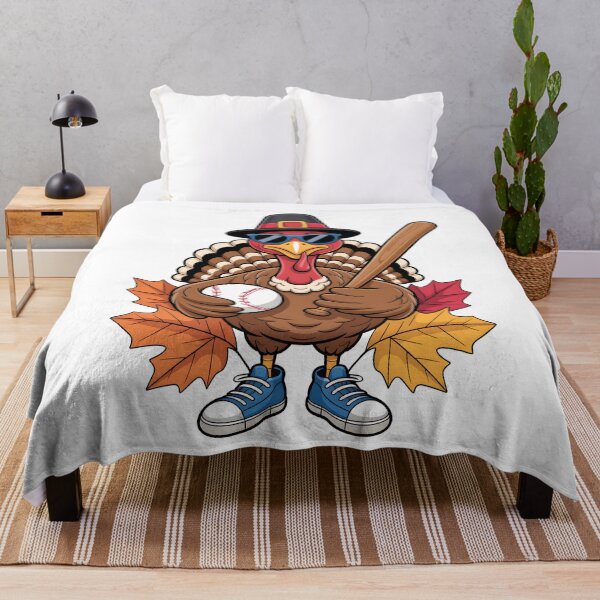 Item preview, Cool Pilgrim Turkey Baseball Thanksgiving Sports Lover Design designed and sold by limanol.