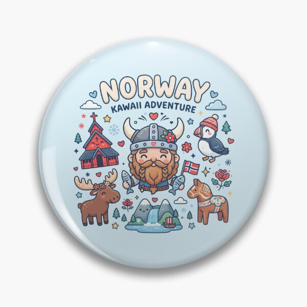 Item preview, Norway Kawaii Adventure designed and sold by Amir Faysal.