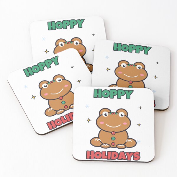 Item preview, Hoppy Holidays Gingerbread Frog Cute Christmas designed and sold by Baptiste66.