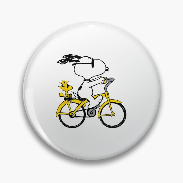 Item preview, Peanuts Snoopy Woodstock Riding Bike designed and sold by VesperaLin12.