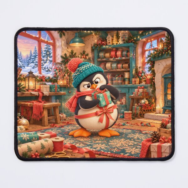 Item preview, Overprepared Gift Wrapper Penguin designed and sold by SandboxMashery.