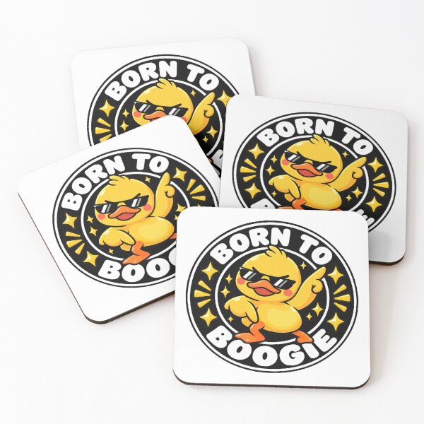 Item preview, Dancing Duck Meme, Born To Boogie Groovy Disco Duck Cute Party Duckling designed and sold by graphic-genie.