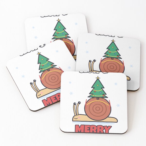 Item preview, Slow And Merry Cute Snail Christmas Tree designed and sold by Baptiste66.