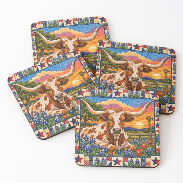 Item preview, Longhorn Quilt designed and sold by Elisabeth Lucas.