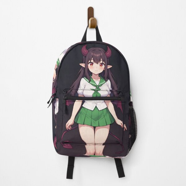 Item preview, Cute anime demon girl - Dark Background designed and sold by ArtsJulian.