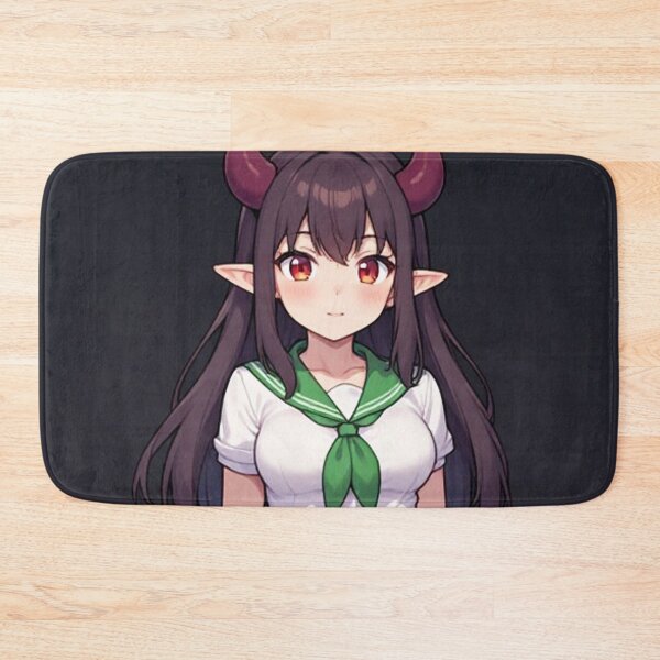 Item preview, Cute anime demon girl - Dark Background designed and sold by ArtsJulian.