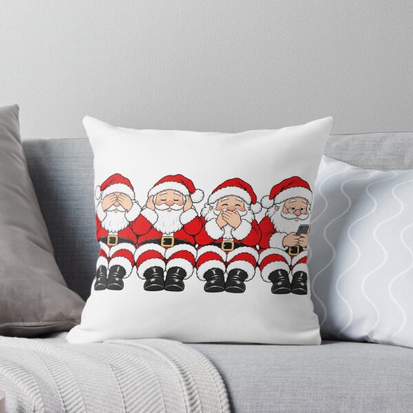 Item preview, Four Funny Santas – See, Hear, Speak & Scroll Christmas Cartoon designed and sold by Fun In The Sun .