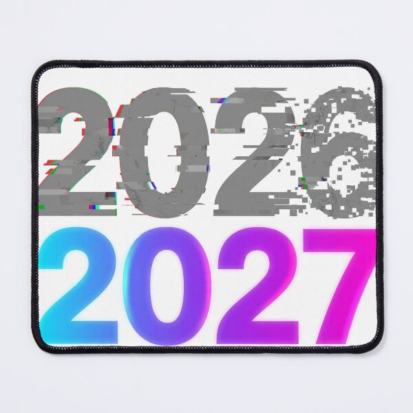 Item preview, Glitch 2026 Into 2027 — Funny New Year designed and sold by Neshmi.
