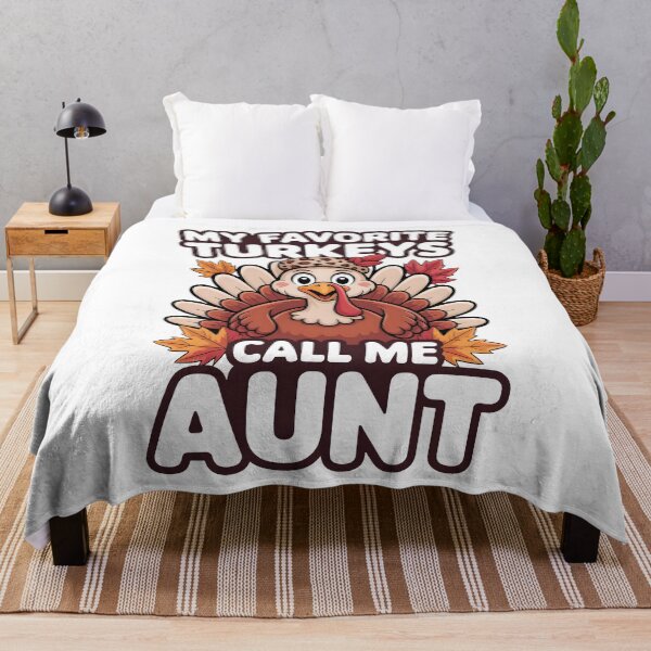 Item preview, My Favorite Turkeys Call Me Aunt Thanksgiving Gift Design designed and sold by limanol.