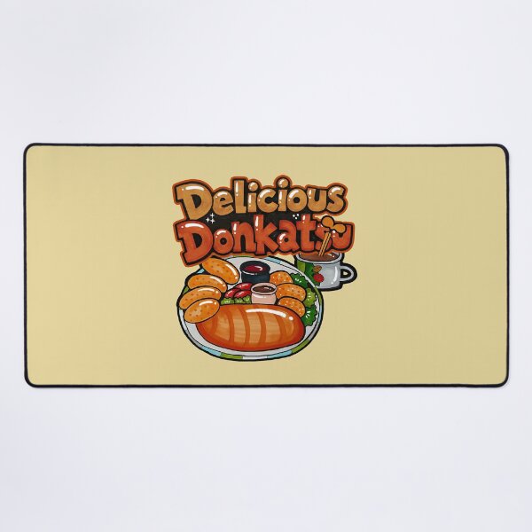 Item preview, Hand-Drawn Delicious Donkatsu with Retro Lettering designed and sold by lazypencil.art.