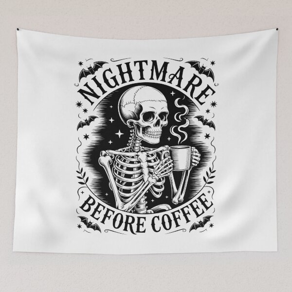 Item preview, Nightmare Before Coffee designed and sold by aponwao.