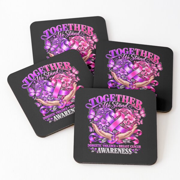 Item preview, Domestic Violence Breast Cancer Awareness Month Together designed and sold by serialcarachts.