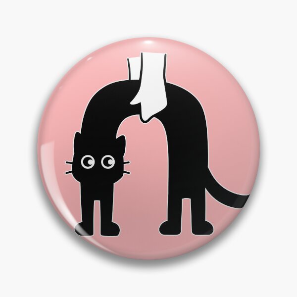 Item preview, Funny Black Cat Refusing to Be Picked Up Drawing designed and sold by magdalenanegra.