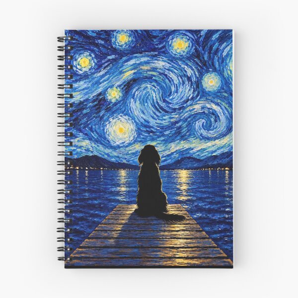 Item preview, Funny Gordon Setter Starry Night Painting Bridge Star Mom Dad Kids designed and sold by FurryHavenPH.