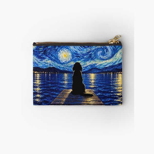 Item preview, Funny Gordon Setter Starry Night Painting Bridge Star Mom Dad Kids designed and sold by FurryHavenPH.