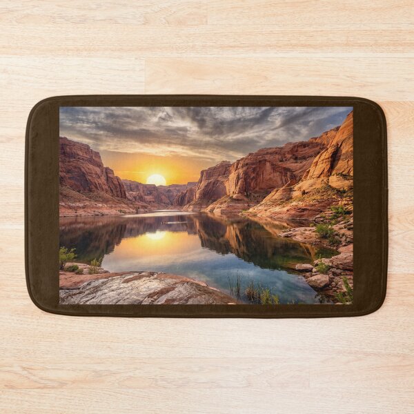 Item preview, Canyon Mirror at Sunset designed and sold by amusefullife.