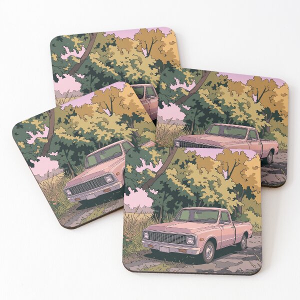 Item preview, 1972 Chevrolet C10 Pickup Retro Anime Aesthetic Classic Truck Art designed and sold by Motorline44.