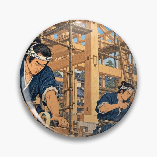 Item preview, Building Edo — Japanese Carpenters at Work designed and sold by Matsudaira.