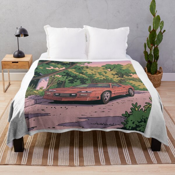 Item preview, 1987 Chevrolet Camaro IROC Z Retro Anime Aesthetic Muscle Car Art designed and sold by Motorline44.