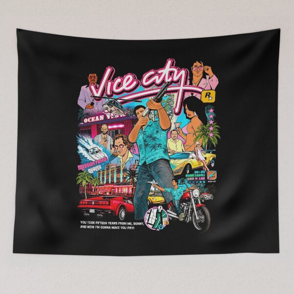 Item preview, Retro Neon Crime City Character Collage designed and sold by chiarodilunae.