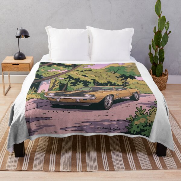 Item preview, 1969 Chevrolet Camaro SS Retro Anime Aesthetic Classic Muscle Car Art designed and sold by Motorline44.