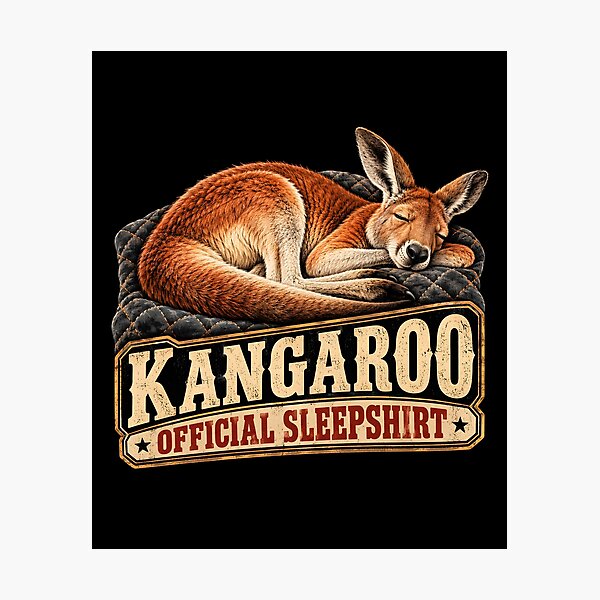 Item preview, Kangaroo Official Sleepshirt  designed and sold by fairmont-press.