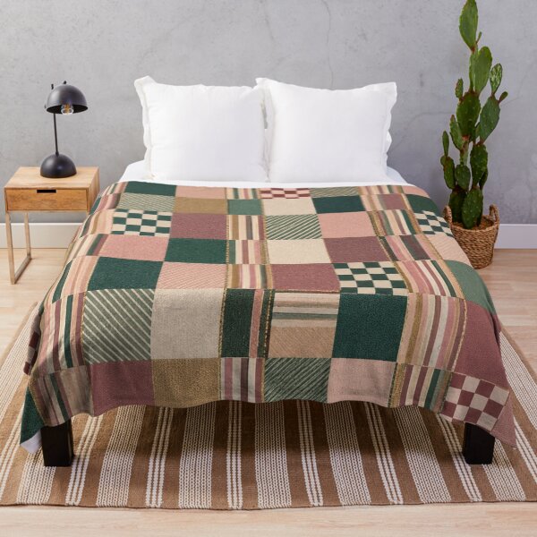 Item preview, Vintage Christmas Plaid Pattern designed and sold by Dream Bloom Gallery.