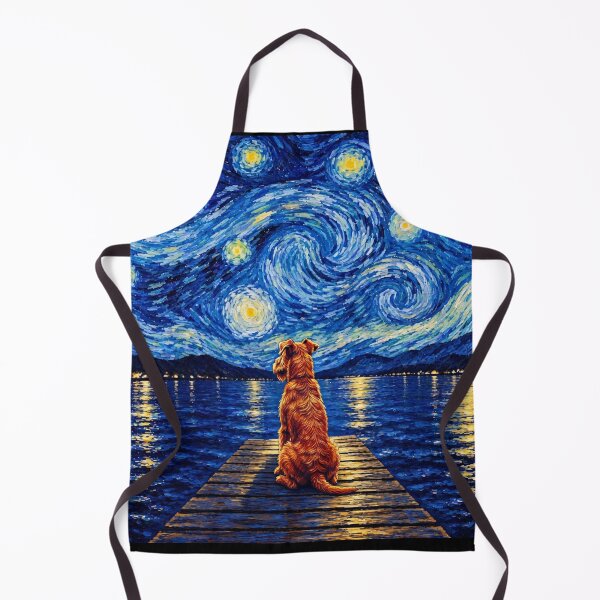 Item preview, Funny Irish Terrier Starry Night Painting Bridge Star Mom Dad Kids designed and sold by FurryHavenPH.