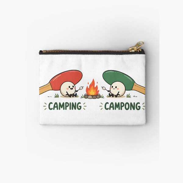 Item preview, Funny Camping Pun Campong Cute Outdoor Adventure Design designed and sold by LexaArtworks.