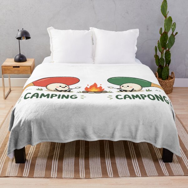 Item preview, Funny Camping Pun Campong Cute Outdoor Adventure Design designed and sold by LexaArtworks.