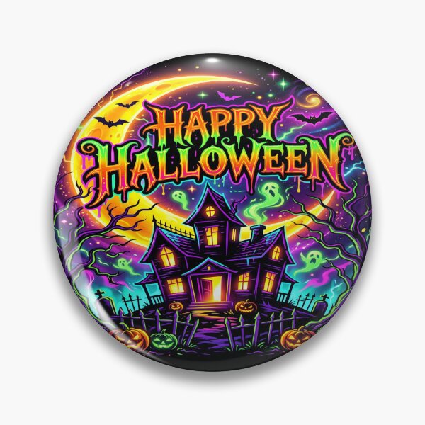Item preview, A 'Happy Halloween' typographic illustration #2 designed and sold by Solomon-Ent-144.