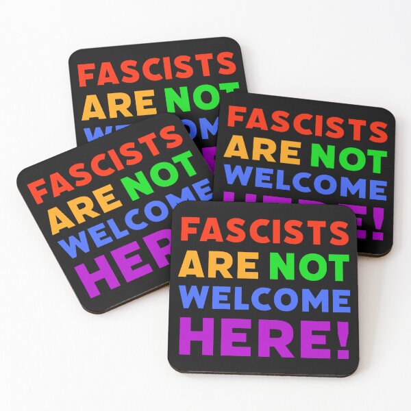 Item preview, Fascists are not welcome here! designed and sold by Rachel the Artist .