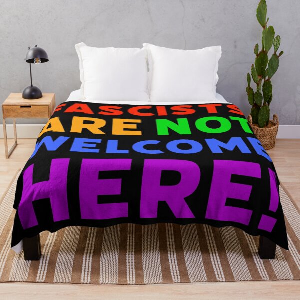 Item preview, Fascists are not welcome here! designed and sold by Rachel the Artist .