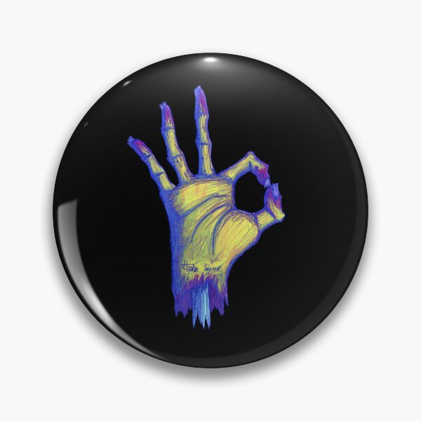 Item preview, Okay Scar-E-Moji (Equalized Edition) Iridescent Horror Emoji designed and sold by Grimmlar.