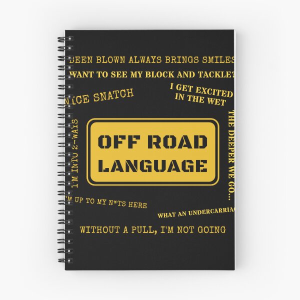 Item preview, Off Road Language Funny 4WD Sayings - Gold Military Stencil designed and sold by RDMOption.