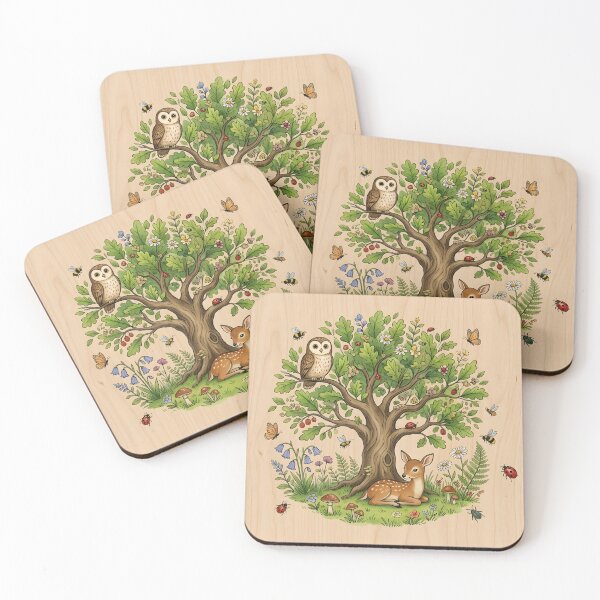 Item preview, Woodland Forest Animals Nursery Duvet Cover designed and sold by YPengg120.