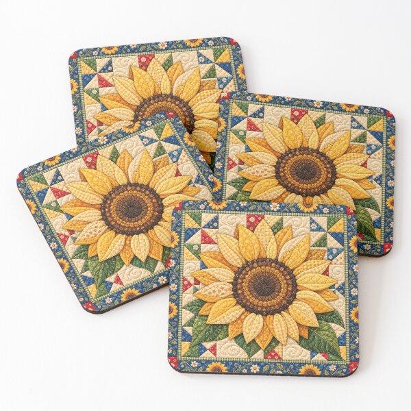 Item preview, Sunflower Quilt designed and sold by Elisabeth Lucas.