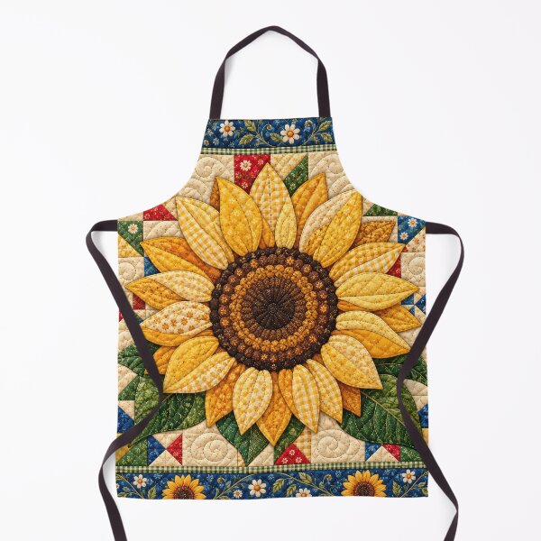 Item preview, Sunflower Quilt designed and sold by Elisabeth Lucas.