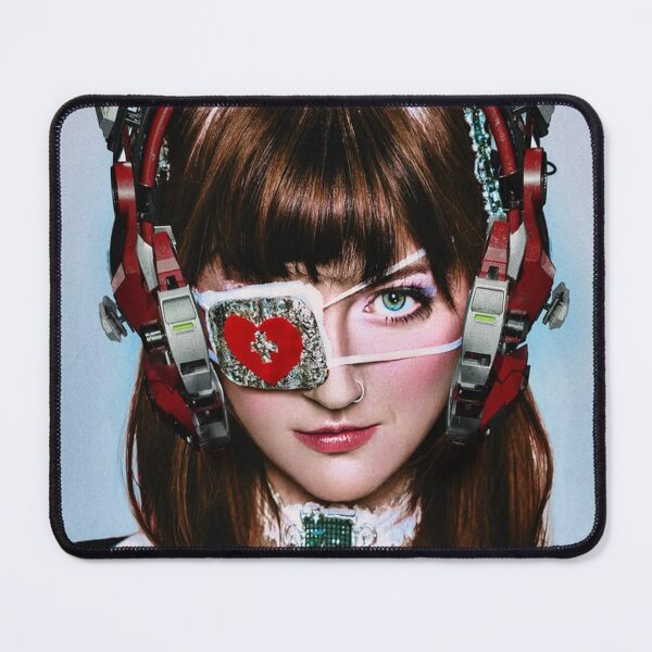 Item preview, Ninajirachi Cyberpunk Poster | Futuristic Y2K Tech Aesthetic & Digital Collage Art designed and sold by EnergyDraws.