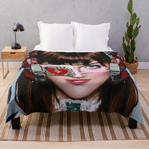 Item preview, Ninajirachi Cyberpunk Poster | Futuristic Y2K Tech Aesthetic & Digital Collage Art designed and sold by EnergyDraws.