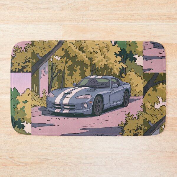 Item preview, 1996 Dodge Viper GTS Retro Anime Aesthetic V10 American Sports Car Art designed and sold by Motorline44.