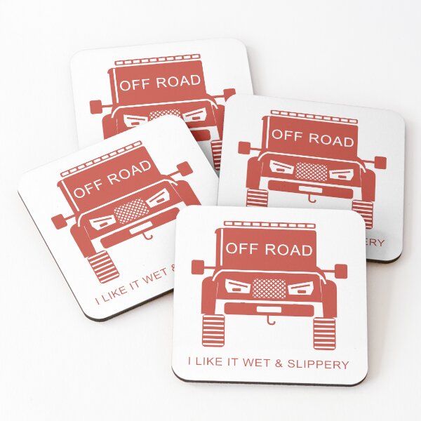 Item preview, I Like It Wet And Slippery Funny Off Road 4x4 Mud - Outback Red designed and sold by RDMOption.