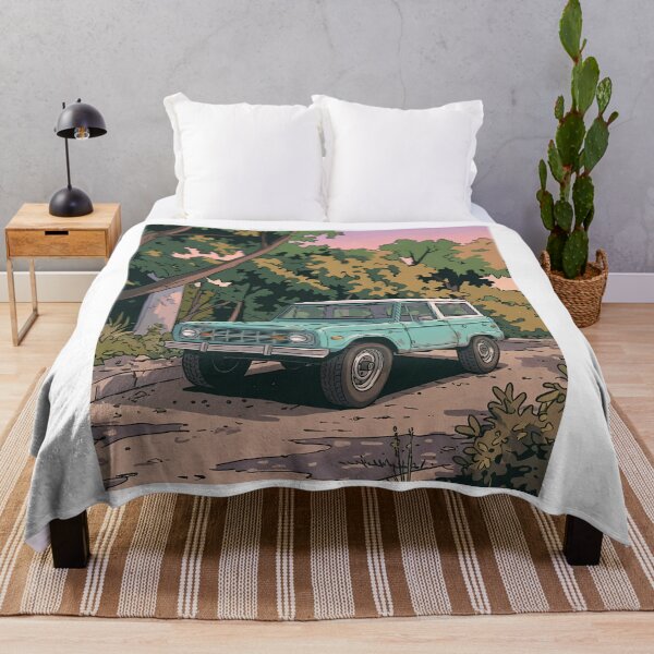 Item preview, Classic Ford Bronco Retro Anime Aesthetic Vintage 4x4 SUV Art designed and sold by Motorline44.