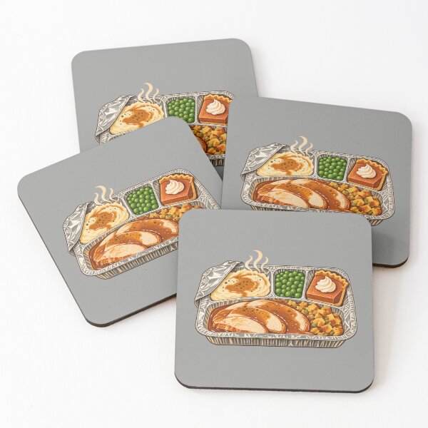 Item preview, Vintage TV Dinner Tray Funny Thanksgiving Retro 1960s Frozen Meal Humor designed and sold by MagicMakerPh.