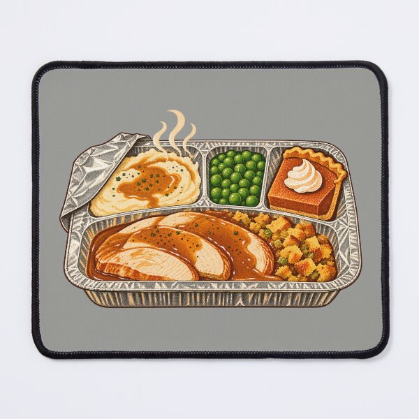 Item preview, Vintage TV Dinner Tray Funny Thanksgiving Retro 1960s Frozen Meal Humor designed and sold by MagicMakerPh.