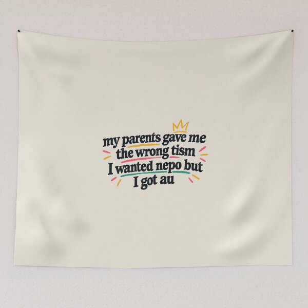 Item preview, Nepotismo contra el autismo designed and sold by ClanRaeDesign.