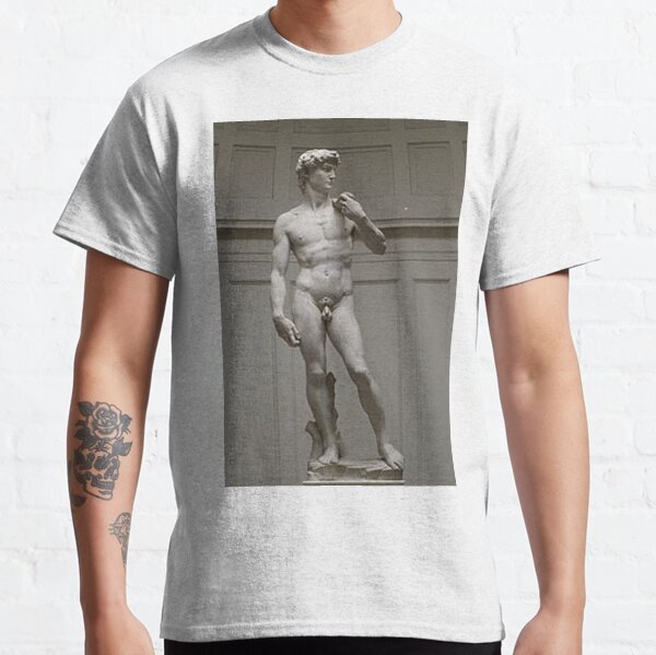 David by Michelangelo #David #Michelangelo #DavidbyMichelangelo #masterpiece Renaissance sculpture Classic T-Shirt